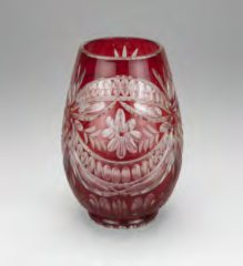 Florero de cristal, colección de objetos decorativos