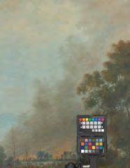 Paisaje atribuido a Thomas Somerscales, estado posterior a la restauración